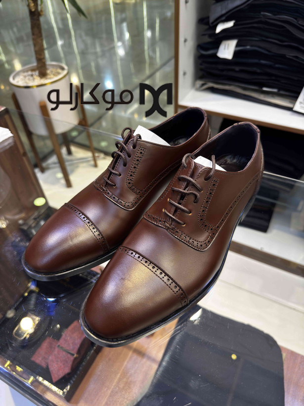 کفش مردانه چرم مدل برت کد 30004